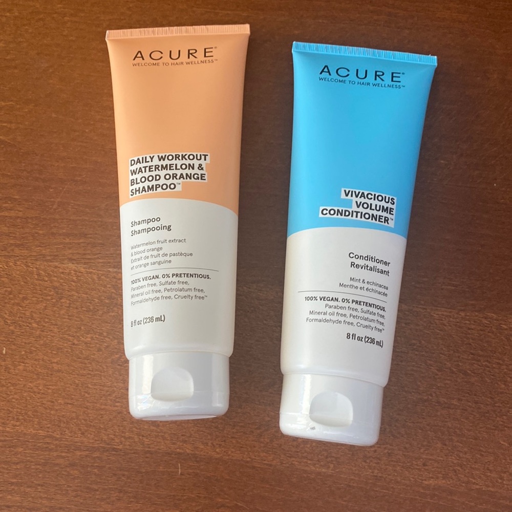 NWT Acure Shampoo & Conditioner